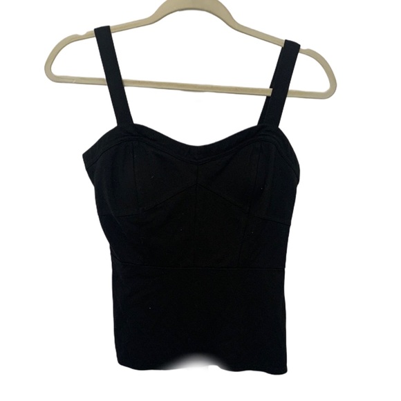 Vintage Tops - Y2K Cabi Black Bustier Tank Top